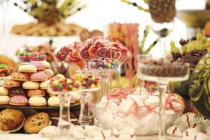 wedding candy buffet