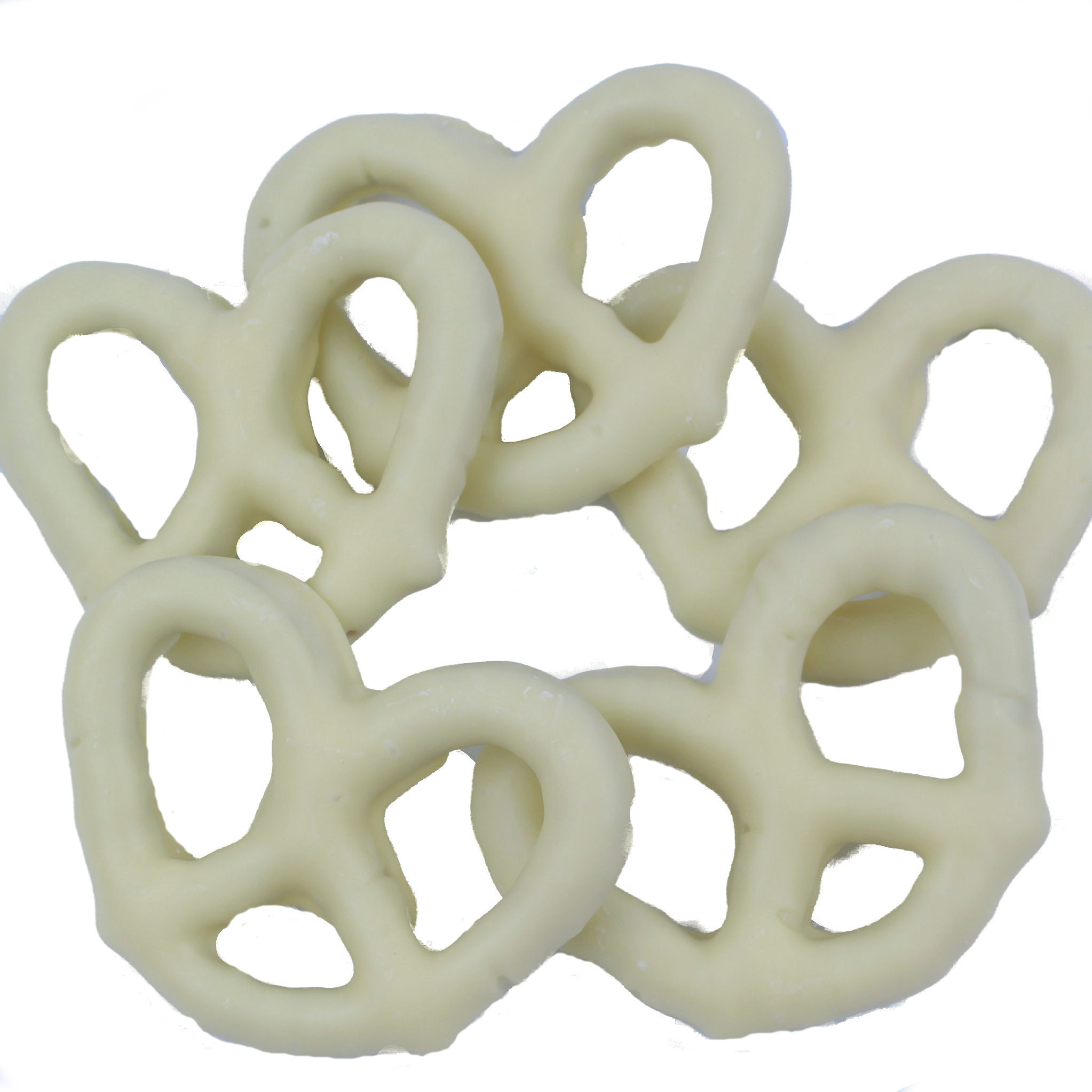 Chocolate Pretzels White, 4 5pc. bags Wockenfuss Candies